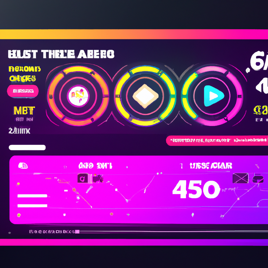 Retro-styled HUD with player stats